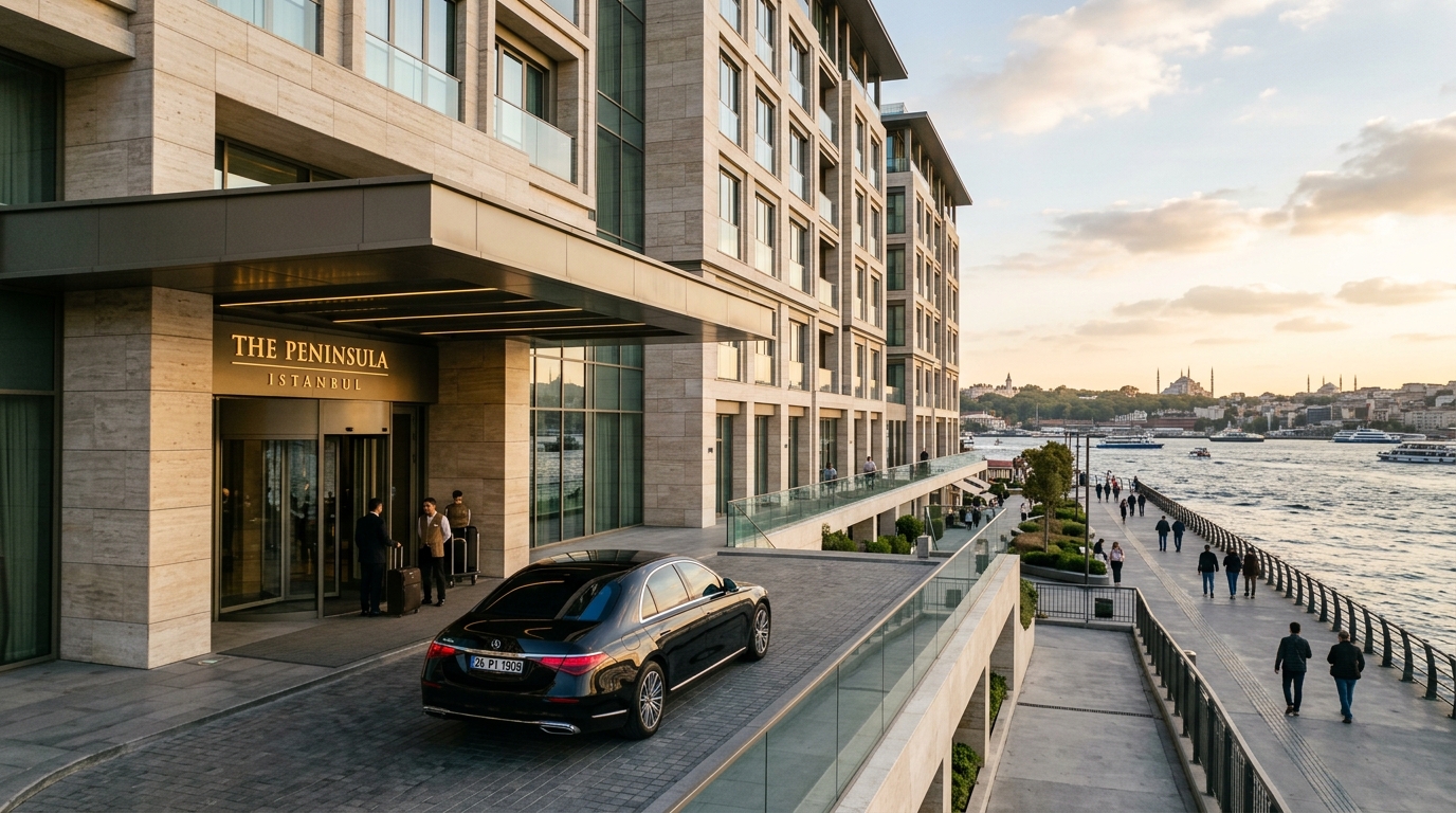 Transfer to The Peninsula Istanbul at Galataport
